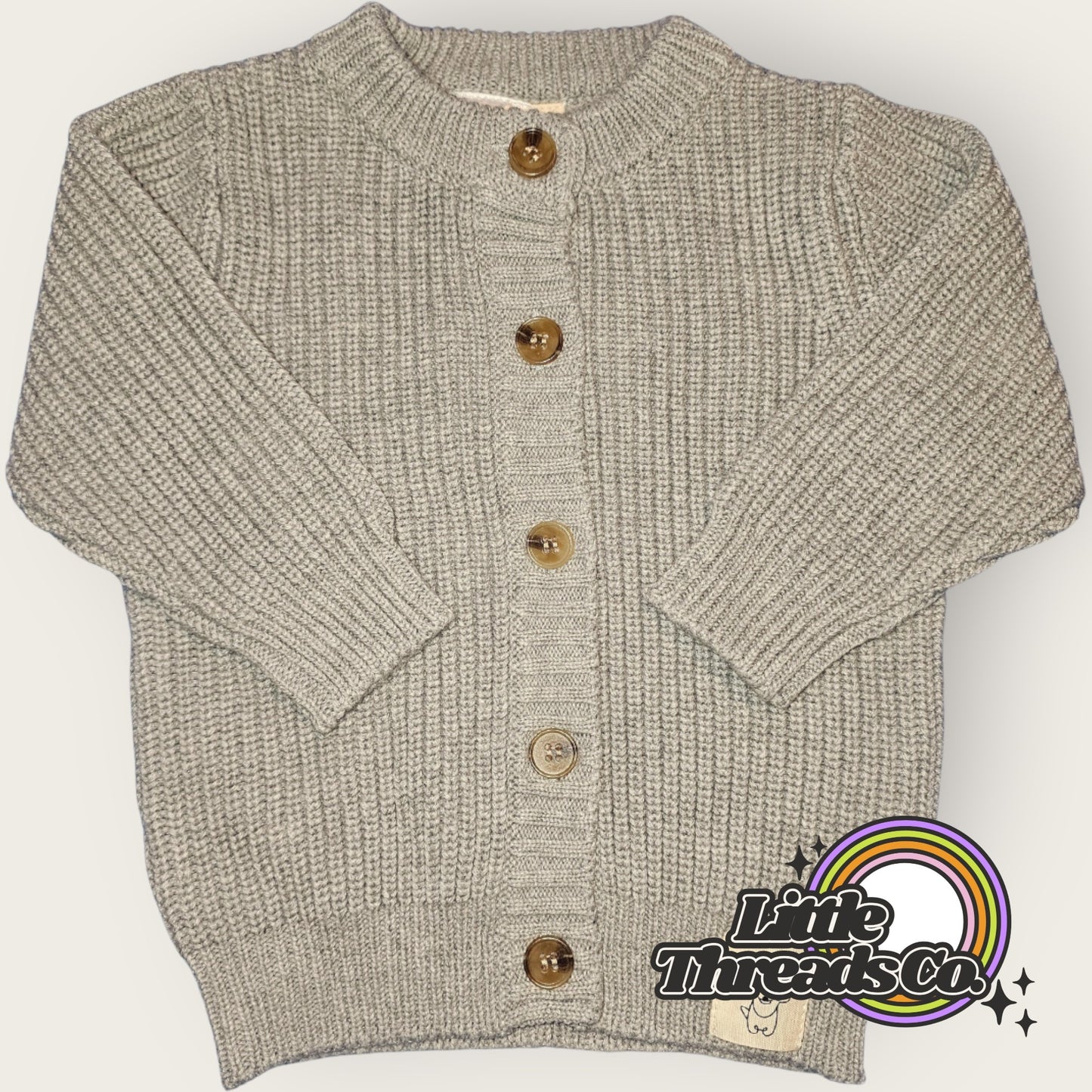 Knit Cardigan Grey