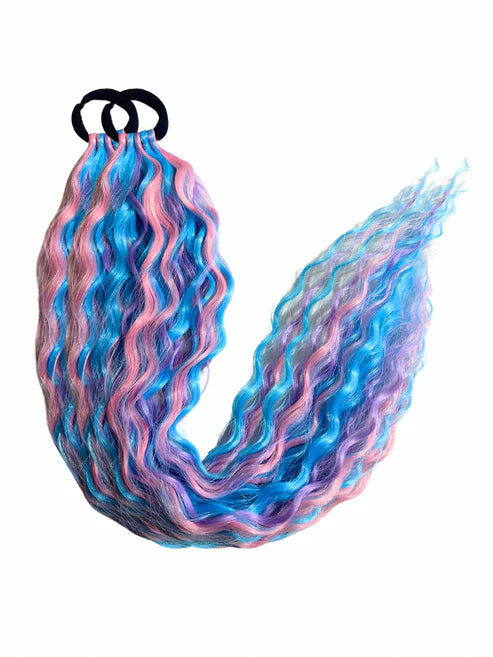 Limited Edition Cotton Candy mermaid ponytail set