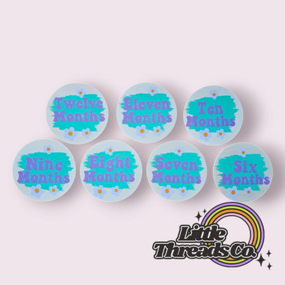 Flower Milestone Discs