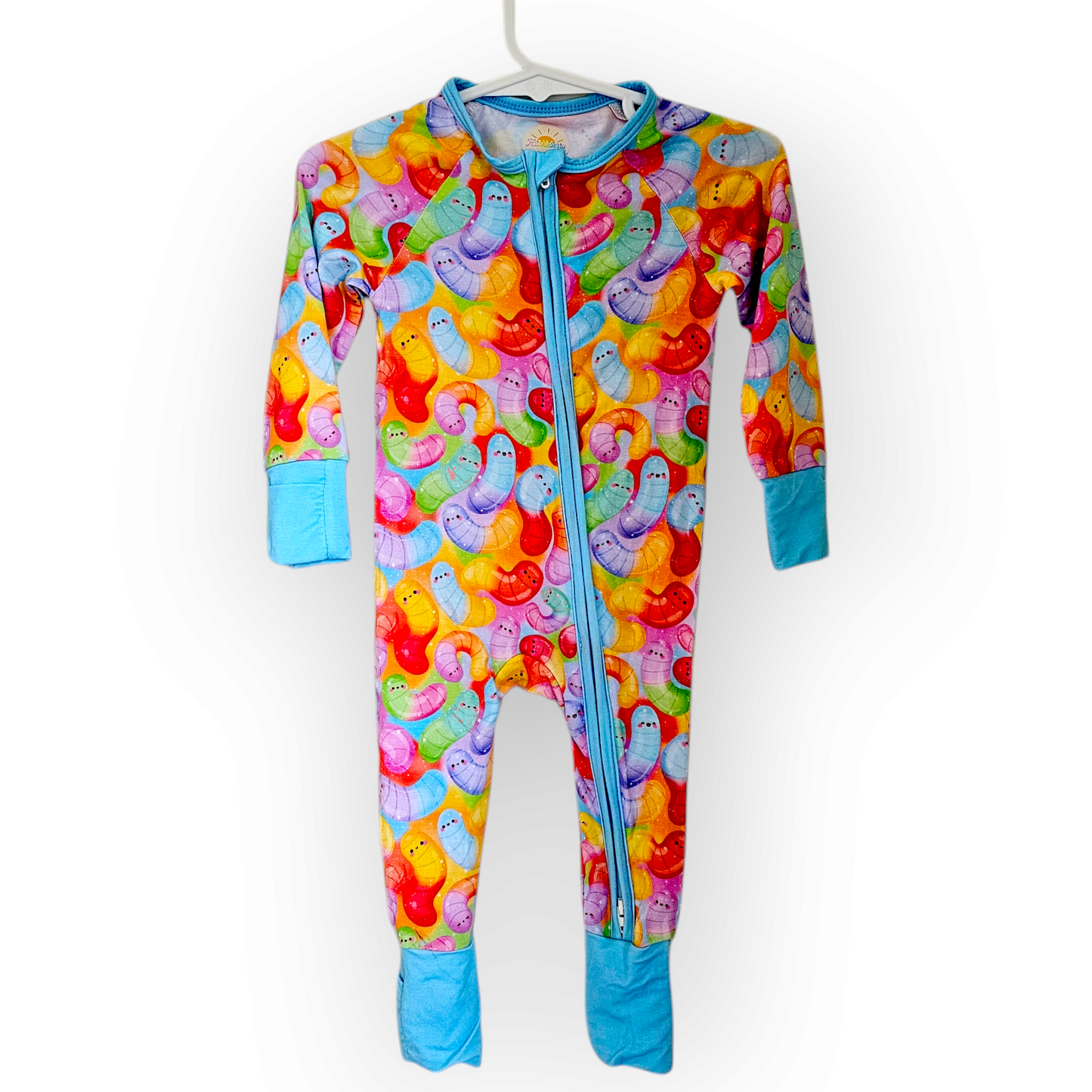 Sour Worms Long Bamboo Romper